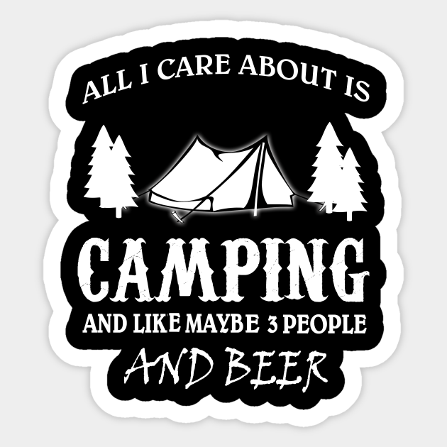Camping Camping Sticker Teepublic 2105